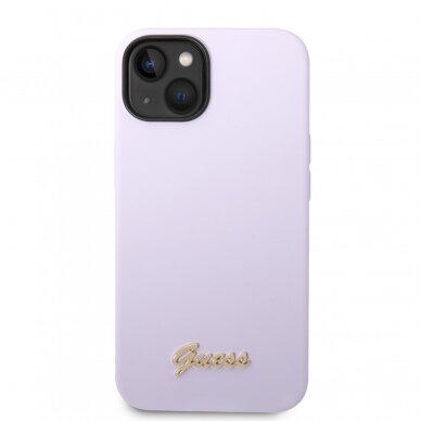 iPhone 14 PLUS violetinė GUESS nugarėlė GUHCP14MSLSMU 2