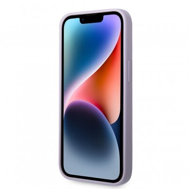 iPhone 14 PLUS violetinė GUESS nugarėlė GUHCP14MSLSMU 1