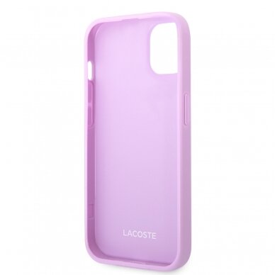 iPhone 14 PLUS violetinė LACOSTE nugarėlė LCHCP14MPVCA 6