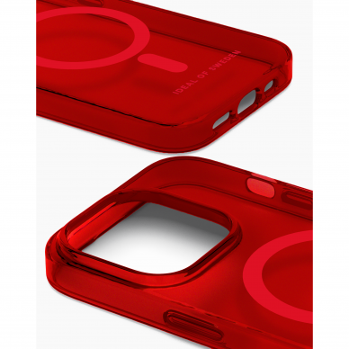 iPhone 14 PRO iDeal Of Sweden Clear MagSafe nugarėlė Radiant Red 2