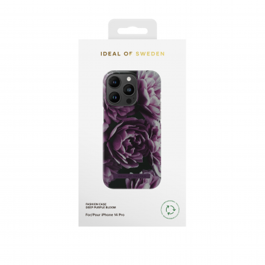 iPhone 14 PRO iDeal Of Sweden nugarėlė Deep Purple Bloom 2