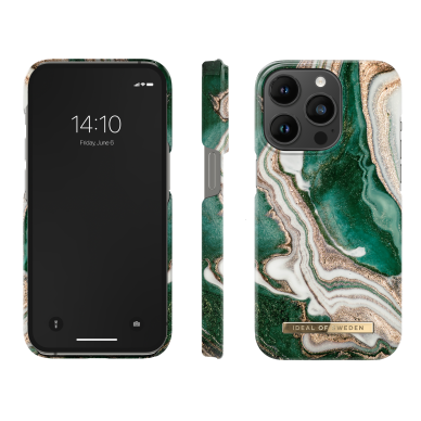 iPhone 14 PRO iDeal Of Sweden nugarėlė Golden Jade Marble 1