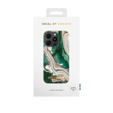 iPhone 14 PRO iDeal Of Sweden nugarėlė Golden Jade Marble 2