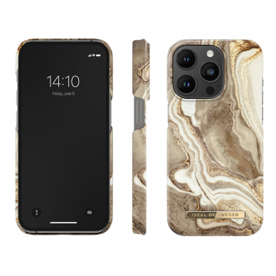 iPhone 14 PRO iDeal Of Sweden nugarėlė Golden Sand Marble 2