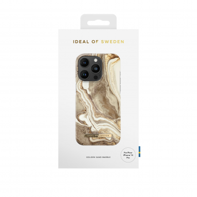 iPhone 14 PRO iDeal Of Sweden nugarėlė Golden Sand Marble 1