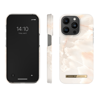 iPhone 14 PRO iDeal Of Sweden nugarėlė Rose Pearl Marble 1