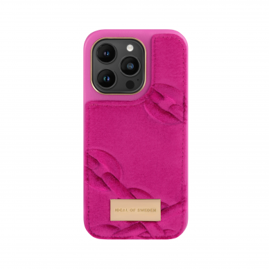 iPhone 14 PRO iDeal Of Sweden nugarėlė Velour Hyper Pink