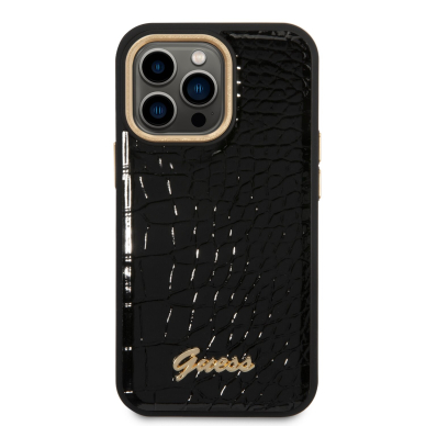 iPhone 14 PRO juoda GUESS nugarėlė GUHCP14LHGCRHK 3