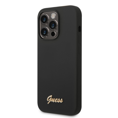 iPhone 14 PRO juoda GUESS nugarėlė GUHCP14LSLSMK 2