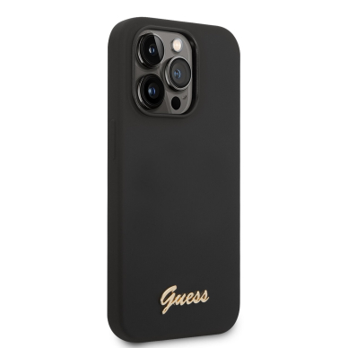 iPhone 14 PRO juoda GUESS nugarėlė GUHCP14LSLSMK 4