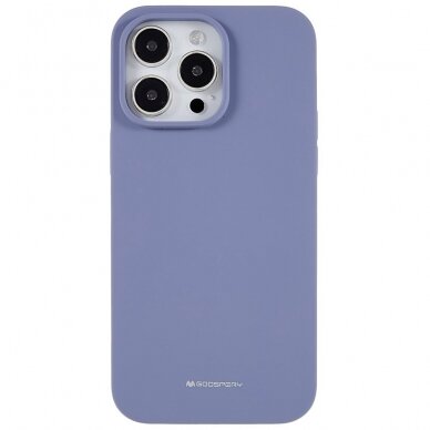 iPhone 14 PRO MAX grey blue MERCURY SILICONE nugarėlė