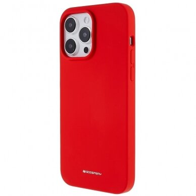 iPhone 14 PRO MAX red MERCURY SILICONE nugarėlė 2