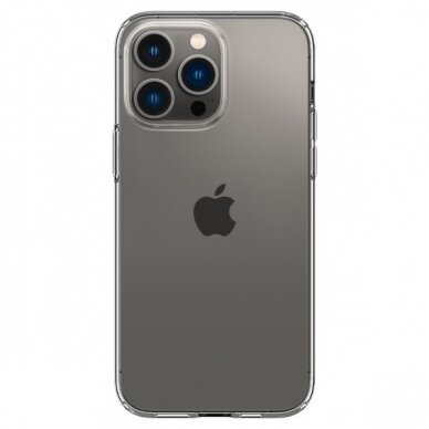 iPhone 14 PRO skaidri SPIGEN LIQUID CRYSTAL nugarėlė 1