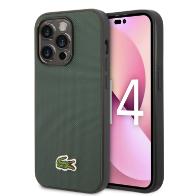 iPhone 14 PRO dark green LACOSTE nugarėlė LCHCP14LPVCE