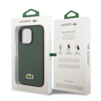 iPhone 14 PRO dark green LACOSTE nugarėlė LCHCP14LPVCE 7