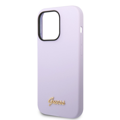 iPhone 14 PRO violetinė GUESS nugarėlė GUHCP14LSLSMU 5