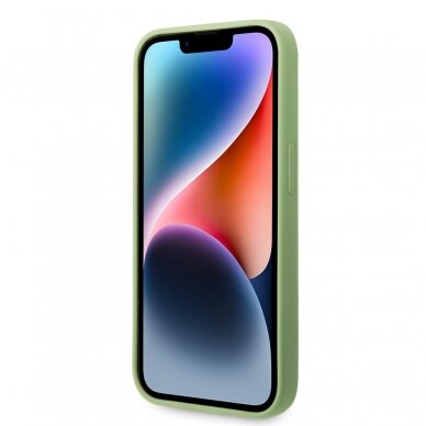 iPhone 14 PRO žalia GUESS nugarėlė GUHCP14LSLSMN 1