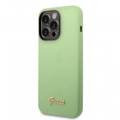 iPhone 14 PRO žalia GUESS nugarėlė GUHCP14LSLSMN 2