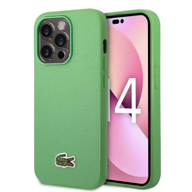 iPhone 14 PRO žalia LACOSTE nugarėlė LCHCP14LPVCN