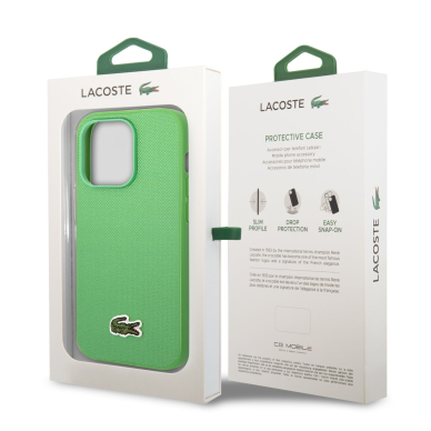 iPhone 14 PRO žalia LACOSTE nugarėlė LCHCP14LPVCN 7