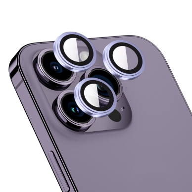 iPhone 14 PRO/14 PRO MAX apsauginis purple Mr.Monkey galinės kameros stiklas