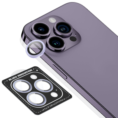 iPhone 14 PRO/14 PRO MAX apsauginis purple Mr.Monkey galinės kameros stiklas 1