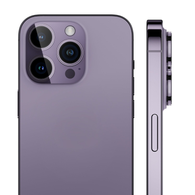 iPhone 14 PRO/14 PRO MAX apsauginis purple Mr.Monkey galinės kameros stiklas 2