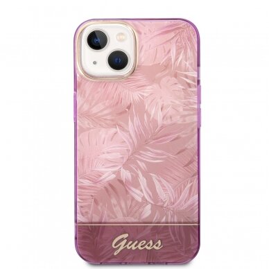 iPhone 14 violetinė GUESS nugarėlė GUHCP14SHGJGHP 3