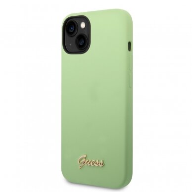 iPhone 14 žalia GUESS nugarėlė GUHCP14SSLSMN 2