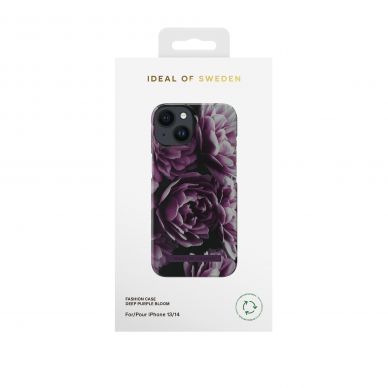 iPhone 14/13 iDeal Of Sweden nugarėlė Deep Purple Bloom 2