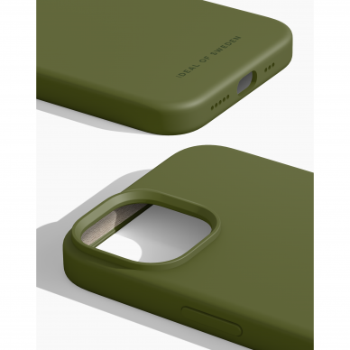 iPhone 14/13 iDeal Of Sweden nugarėlė MagSafe Silicone Khaki 2