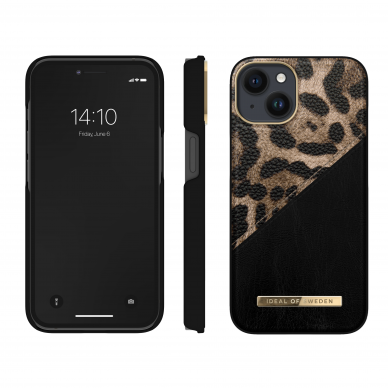 iPhone 14/13 iDeal Of Sweden nugarėlė Midnight Leopard 2