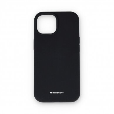 iPhone 15 black MERCURY SILICONE nugarėlė