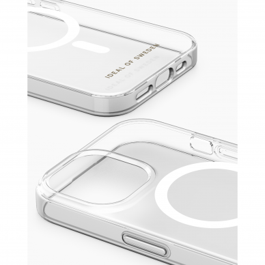 iPhone 15 iDeal Of Sweden Clear MagSafe nugarėlė 2