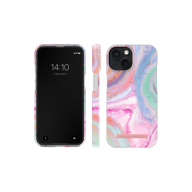 iPhone 15 iDeal Of Sweden MagSafe nugarėlė Pastel Marble 1