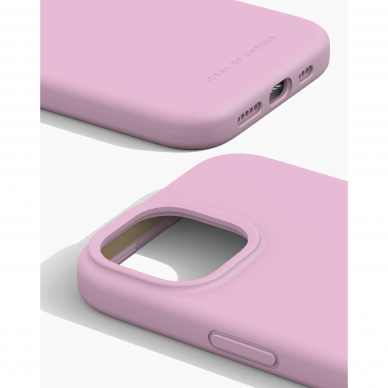 iPhone 15 iDeal Of Sweden nugarėlė MagSafe Silicone Bubblegum Pink 2