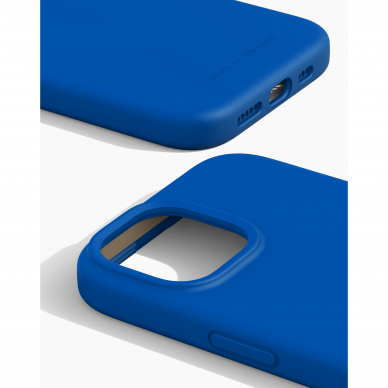 iPhone 15 iDeal Of Sweden nugarėlė MagSafe Silicone Cobalt Blue 3