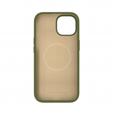 iPhone 15 iDeal Of Sweden nugarėlė MagSafe Silicone Khaki 3