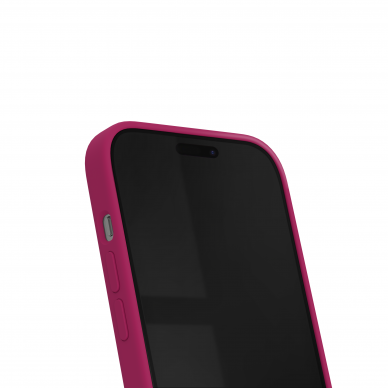 iPhone 15 iDeal Of Sweden nugarėlė MagSafe Silicone Magenta 2