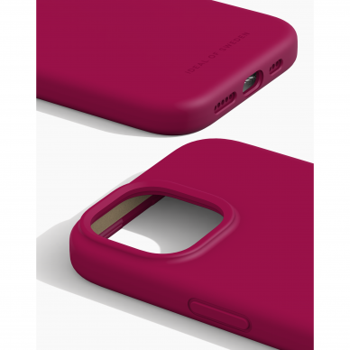 iPhone 15 iDeal Of Sweden nugarėlė MagSafe Silicone Magenta 4