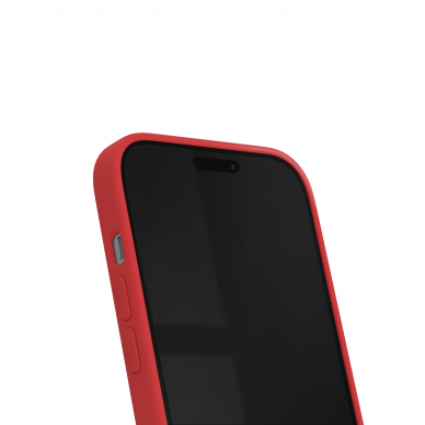 iPhone 15 iDeal Of Sweden nugarėlė MagSafe Silicone Red 2