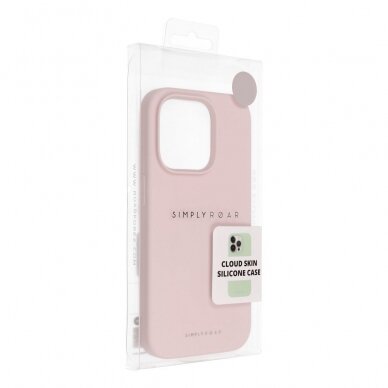 iPhone 15 Light pink ROAR CLOUDSKIN nugarėlė 7