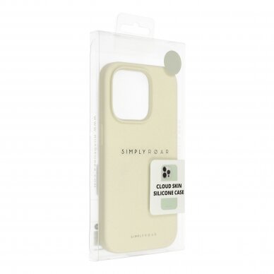 iPhone 15 Light yellow ROAR CLOUDSKIN nugarėlė 7