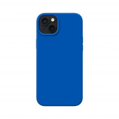 iPhone 15 PLUS iDeal Of Sweden nugarėlė MagSafe Silicone Cobalt Blue