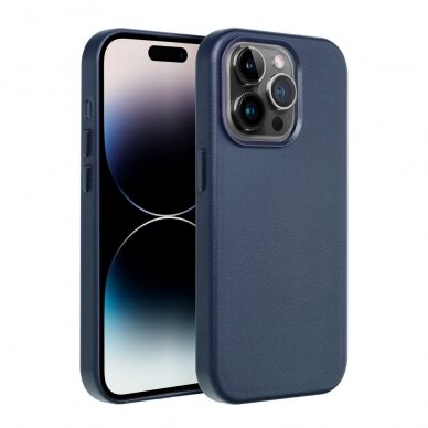 iPhone 15 PLUS indigo blue MagLeather MagSafe nugarėlė 2