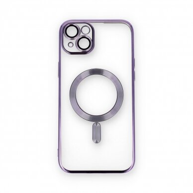 iPhone 15 PLUS purple X-LEVEL Magsafe DAZZLING COLOR nugarėlė