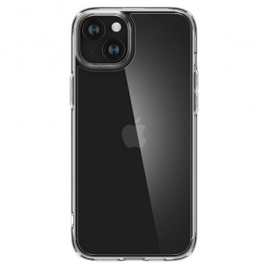 iPhone 15 PLUS skaidri SPIGEN ULTRA HYBRID nugarėlė 1