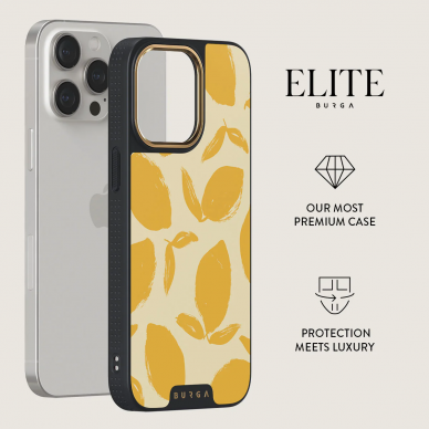 iPhone 15 PRO Elite Gold Magsafe Lemon Tart BURGA nugarėlė 1