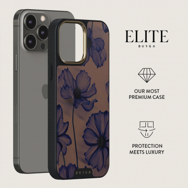 iPhone 15 PRO Elite Gold Magsafe Velvet Night BURGA nugarėlė 6