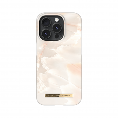 iPhone 15 PRO iDeal Of Sweden nugarėlė MagSafe Rose Pearl Marble